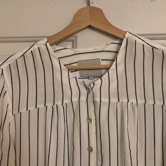 Rails button down striped peplum blouse size L - Picture 3 of 11
